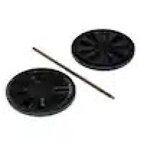 Replacement Wheel Kit for 64 Gal. 2-Wheel Trash Can  - Lot 239