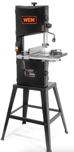WEN BA3962 3.5-Amp 10-Inch Two-Speed Band Saw with Stand and Worklight - Lot 299