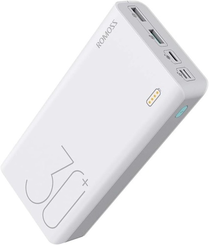 ROMOSS Portable Charger Power Bank 30000mAh Battery Pack Charger with 18W PD USB C, 3 Outputs & 3 Inputs Phone Charger Compatible with iPhone 15/14/13 Samsung Galaxy, iPad and More  - Lot 2226
