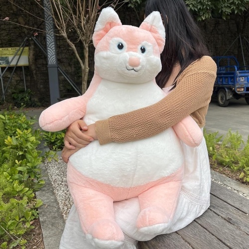 Ololele Weighted Stuffed Animals 10Lbs 32 Inches Big Weighted Plush Bunny Large Weighted Stuffed Animals for Adults, Pink Weighted Plushies Pillowfort for Relax and Sleep - Lot 2264