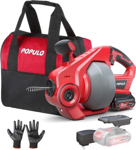 POPULO Cordles Electric Drain Auger - Lot 2288