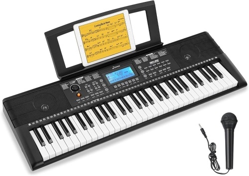 Donner DEK-610 Piano Keyboard, 61 Keys Digital Piano for Beginner/Professional - Lot 2294