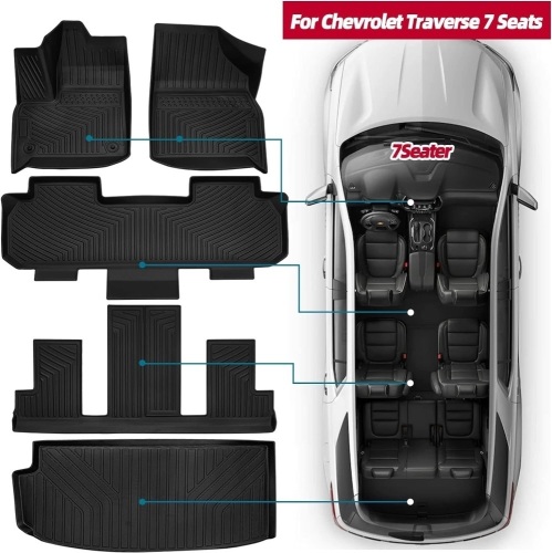 Floor Mats for Chevy Traverse - Lot 2246