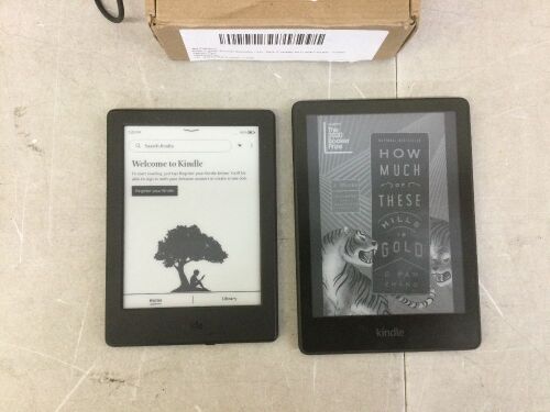 Lot of (2) Kindle E Readers - 1 Works, 1 Doesn't Work  - Lot 98
