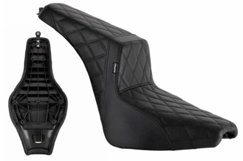 Front Driver & Rear Passenger LS Seat For Harley M8 Softail Street Bob Standard Slim FLDE FLHC FLHCS FLSL FXBB FXBBS FXST 2018-2024 - Lot 408
