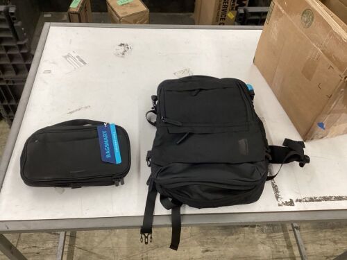 BAGSMART 17" Travel Laptop Backpack & Toiletry Bag  - Lot 415