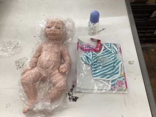 Baby Doll with Outfit  - Lot 452