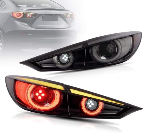 VLAND Full LED Sequential Tail Lights for Mazda 3 Axela 2014-2018 - Lot 573