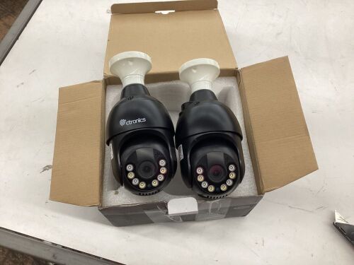 Ctronics Light Bulb Security Camera, 2 Pack  - Lot 665