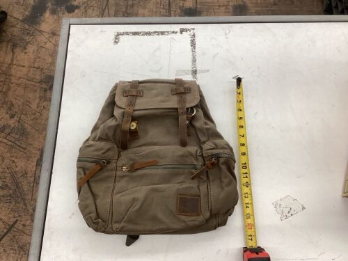 Canvas Backpack  - Lot 732
