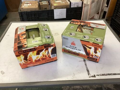 Lot of (2) Pine Mountain 3-Hour Fire Logs, 6 Pack  - Lot 740