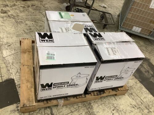 Lot of (3) WEN 6510T 3.5 Amp Oscillating Spindle Sander - Lot 155