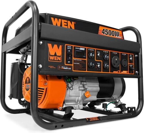 WEN GN4500 4500-Watt 212cc Transfer Switch and RV-Ready Portable Generator, CARB Compliant - Lot 19
