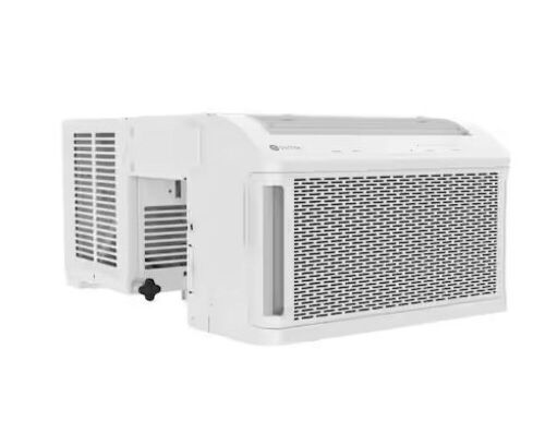 GE ClearView Ultra Quiet 8,300 BTU 115V Window Air Conditioner Cools 350 Sq. Ft. Quiet in White  - Lot 68