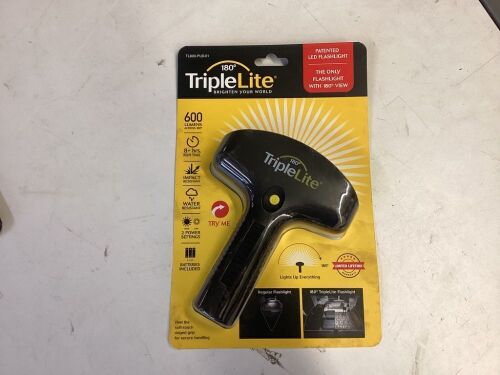 Lot of (6) TripleLite 180º Wide Angle Beam Flashlight - Lot 697