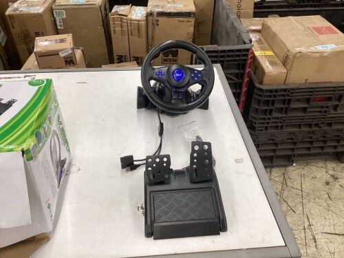 Steering Wheel for PS3, PS2 & PC - Lot 699