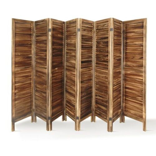 8 Panel Wood Room Divider - Lot 174