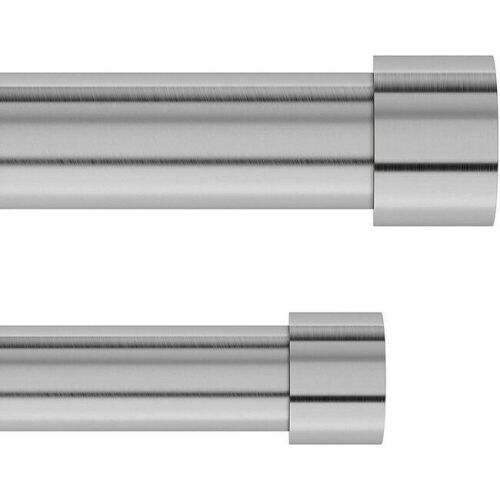Lot of (2) Umbra Cappa Double Curtain Rod Set 120-180" L Nickel - Lot 336
