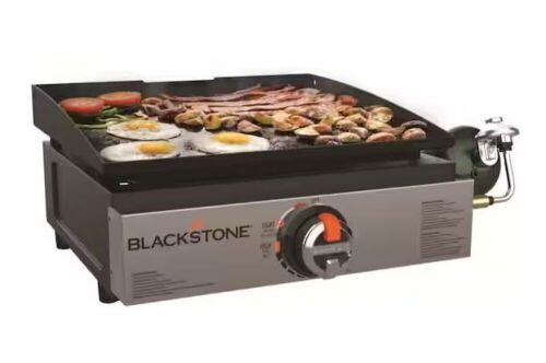 Blackstone 1-Burner 17 in. Liquid Propane Outdoor Griddle Black  - Lot 29