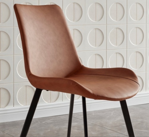 Faux Leather Dining Chairs, Set of 4  - Lot 26
