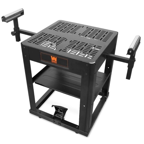 WEN MSA658T Multi-Purpose Rolling Planer and Miter Saw Tool Stand with Extension Rollers - Lot 102