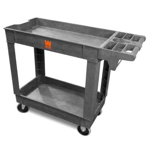 WEN 73009 500-Pound Capacity 40 by 17-Inch Two-Shelf Service Utility Cart - Lot 104