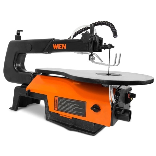 WEN 3923 16-Inch Variable Speed Scroll Saw with Easy-Access Blade Changes and Work Light - Lot 114