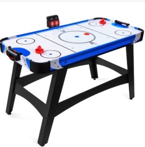 Air Hockey Table w/ 2 Pucks, 2 Paddles, LED Score Board - 58in - Lot 173