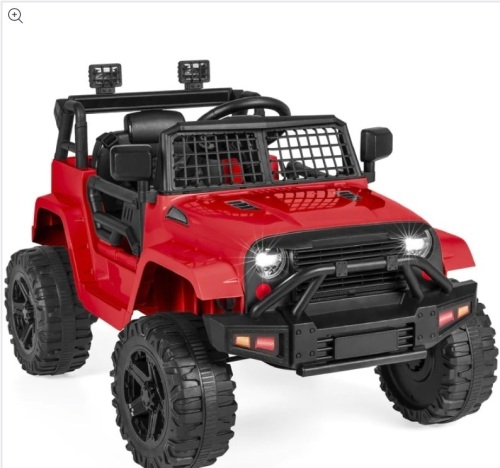 12V Kids Ride-On Truck Car w/ Parent Remote Control, Spring Suspension - Lot 125