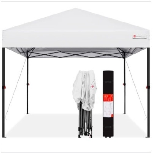 Outdoor Portable Pop Up Canopy Tent w/ Carrying Case, 10x10ft - Lot 188