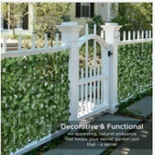 Outdoor Faux Ivy Privacy Screen Fence - Lot 190