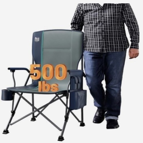 Oversized Folding Camping Chair High Back  - Lot 208