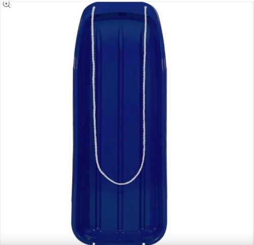 48in Kids Toboggan Snow Sled Board w/ Pull Rope, Curved Edges - Lot 283