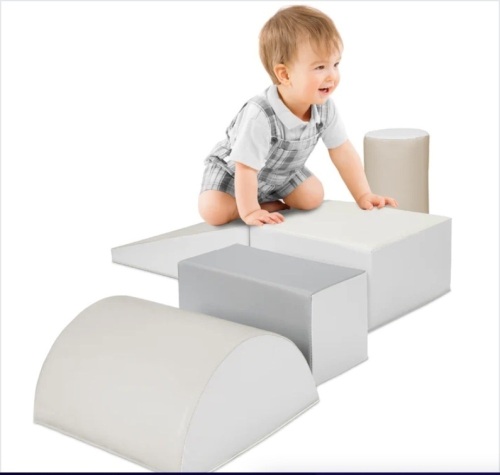 5-Piece Kids Climb & Crawl Soft Foam Shapes Structure Playset - Lot 294