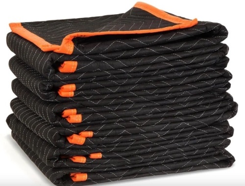 WEN 272406 72-Inch by 40-Inch Heavy Duty Padded Moving Blankets, 6-Pack - Lot 315