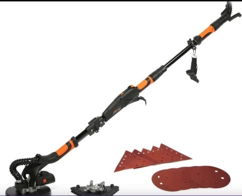 WEN DW5084 5-Amp 2-in-1 Variable Speed Dual-Head Drywall Sander with 15-Foot Dust Hose - Lot 317