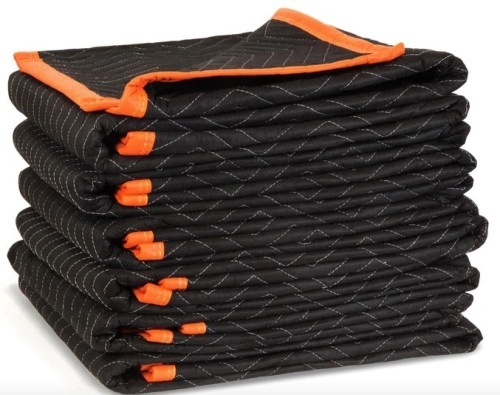 WEN 272406 72-Inch by 40-Inch Heavy Duty Padded Moving Blankets, 6-Pack - Lot 368