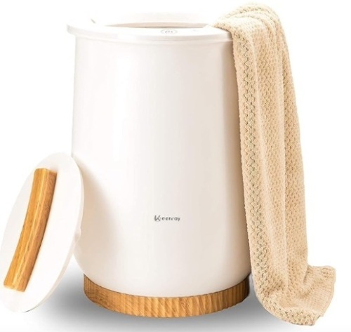 Keenray Bucket Towel Warmers, Luxury Towel Warmer, Large Towel Warmer for Bathroom, Auto Shut Off, Fits Up to Two 40"X70" Oversized Towels, Bathrobes, Blankets, PJ's and More, CL1 - Lot 90