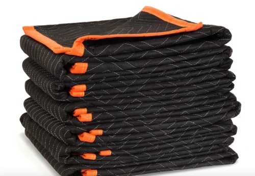 WEN 272406 72-Inch by 40-Inch Heavy Duty Padded Moving Blankets, 6-Pack - Lot 447