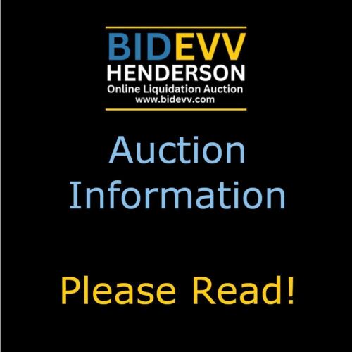 AUCTION INFORMATION - PLEASE READ! - Lot 2