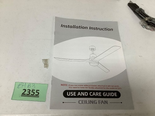 Ceiling Fan - Lot 2355