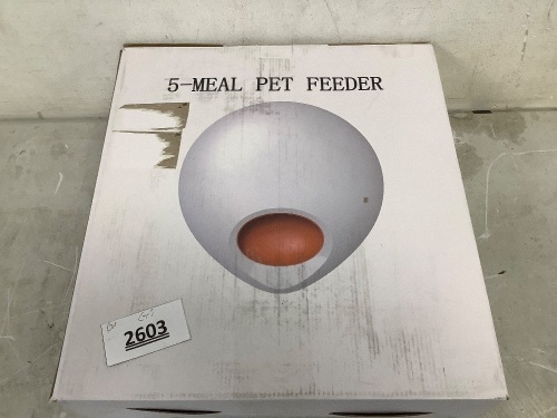 5-Meal Pet Feeder - Lot 2603