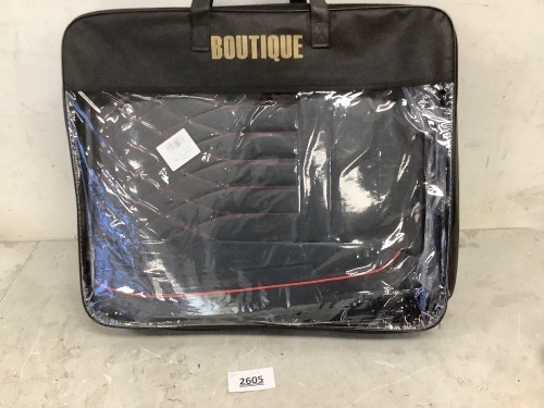 Boutique Black/Red Car Seat Covers (Unknown Fit) - Lot 2605