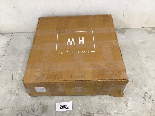 Astra Mango Wood and Metal End Table - Lot 2608