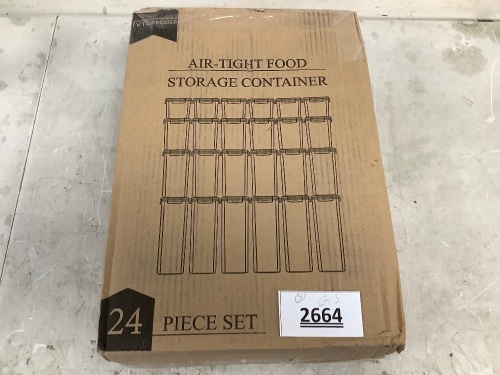 Air-Tight Food Storage Container 24 pc. Set - Lot 9710