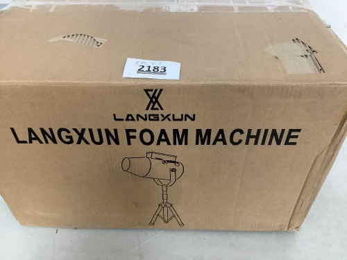 Foam Machine  - Lot 2183