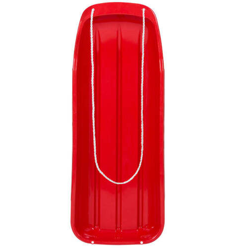 48in Kids Toboggan Snow Sled Board w/ Pull Rope, Curved Edges - Lot 2782