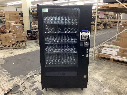Snackshop Vending Machine with Credit Card Reader, 5 Shelves, Indoor Use, 115V - Lot 21