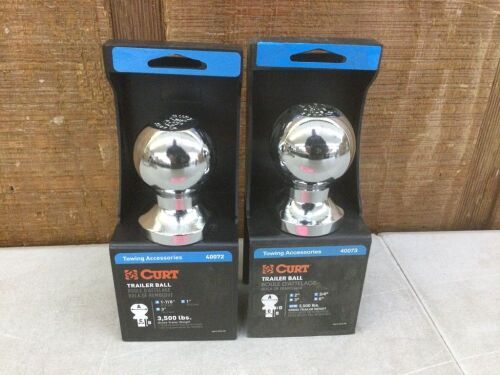Lot of (2) CURT Trailer Balls  - Lot 302