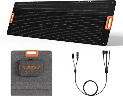NURZVIY 200 Watt Portable Foldable Solar Panel - Lot 355